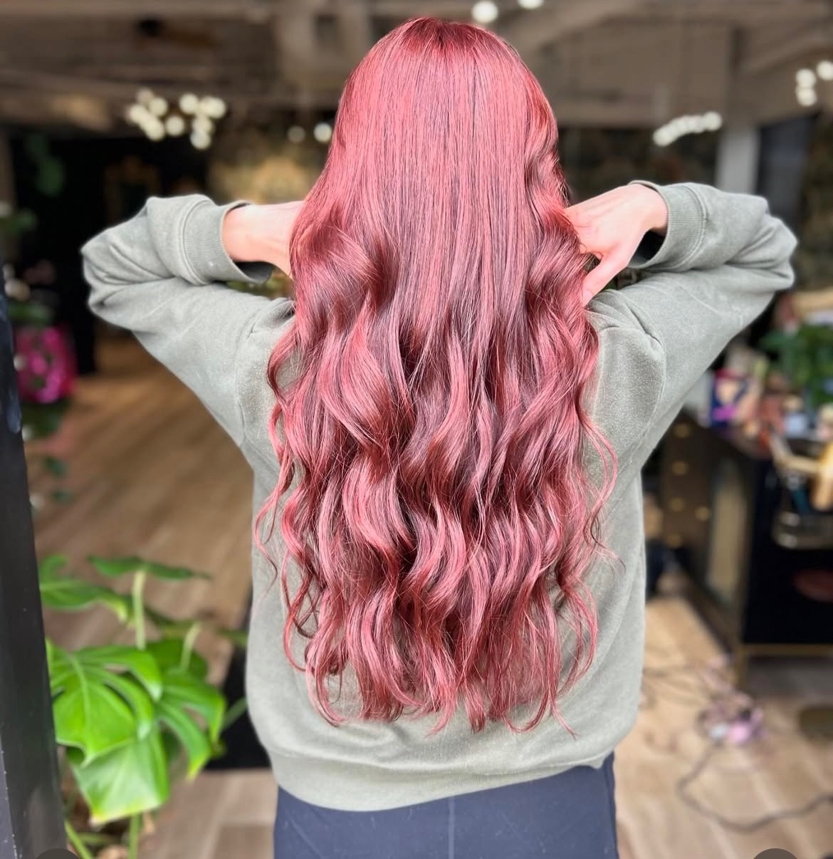 Color — rose pink all-over color
